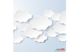 Abstract speech bubbles