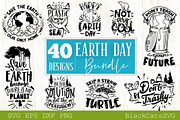 Save the Earth SVG bundle 40 designs, an Illustration by BlackCatsMedia (Thumbnail 2 of 4)