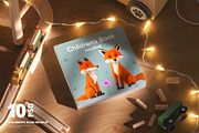 Square Book Mockup, a Books & Magazine Mockup by WebAndCat (Thumbnail 1 of 13)