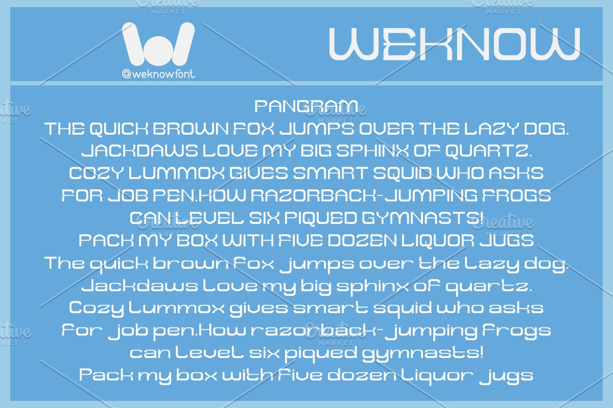 Bright Future font, a Font by weknow (Photo 6 of 8)