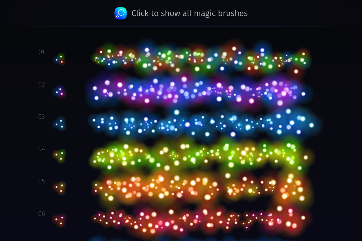 Magic Christmas Lights, a Brush Add-On by Voysla's Shop (Photo 2 of 14)