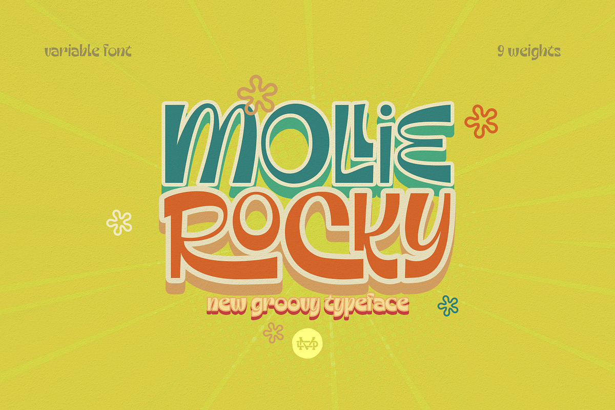 Mollie Rocky, a Font by madeDeduk (Photo 1 of 12)