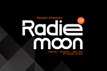 Radie Moon - Modern Logo Font