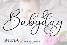 Babyday | Script Font
