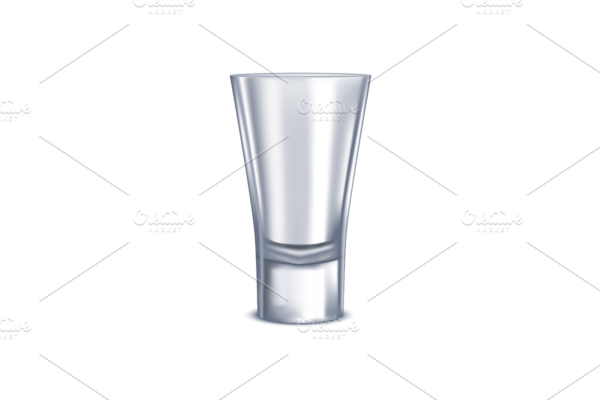 Realistic Detailed 3d Shot Glasses, an Object Graphic by Bigmouse_art (Photo 2 of 5)