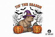 Halloween Capybara Sublimation PNG, an Illustration by Dream Creation (Thumbnail 13 of 17)