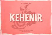 Kehenir - Modern Display Typeface, a Script Font by Letterna (Thumbnail 1 of 4)