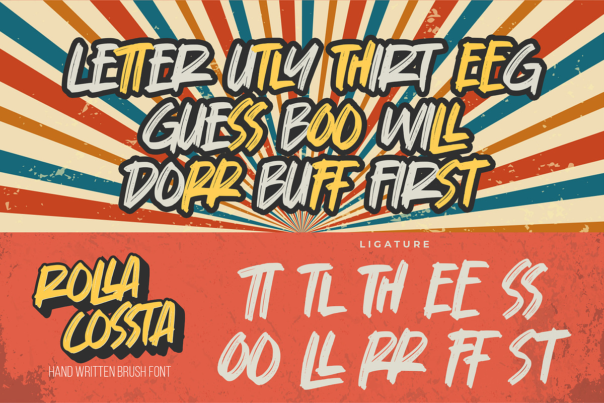 Rolla Cossta -Handwritten Brush Font, a Font by Gassstype (Photo 7 of 8)