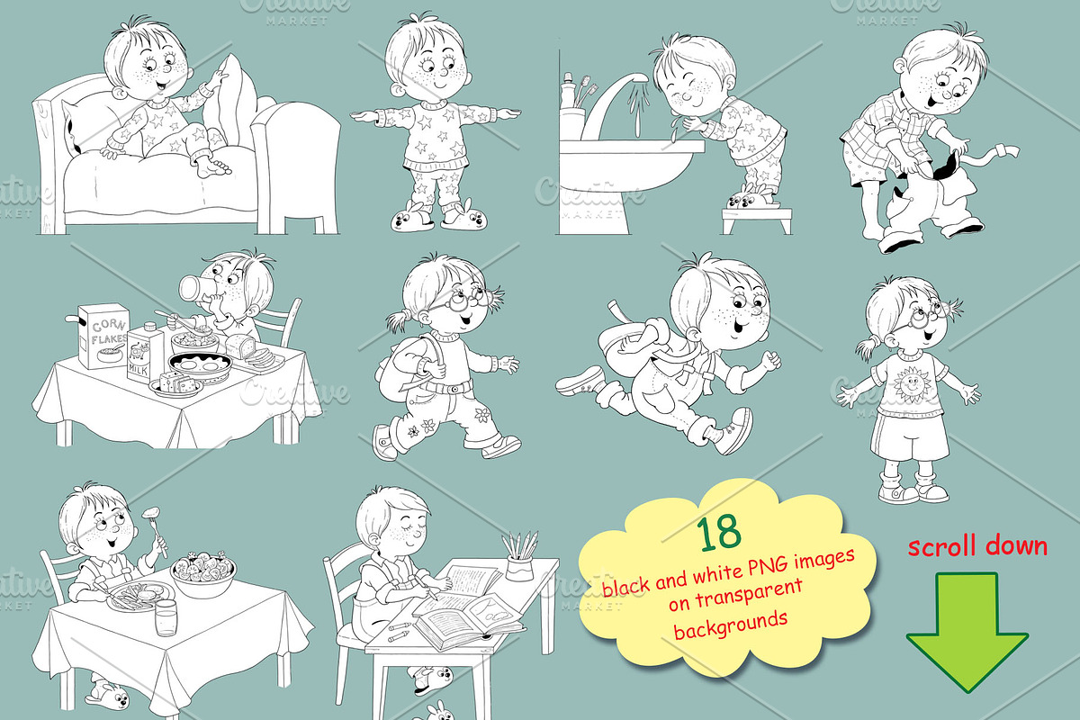 Little boy's day. Schedule, an Animal Illustration by Haso (Photo 9 of 12)