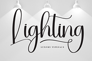 Lighting | Script Font, a Handwritten Font by Scratchones (Thumbnail 1 of 9)
