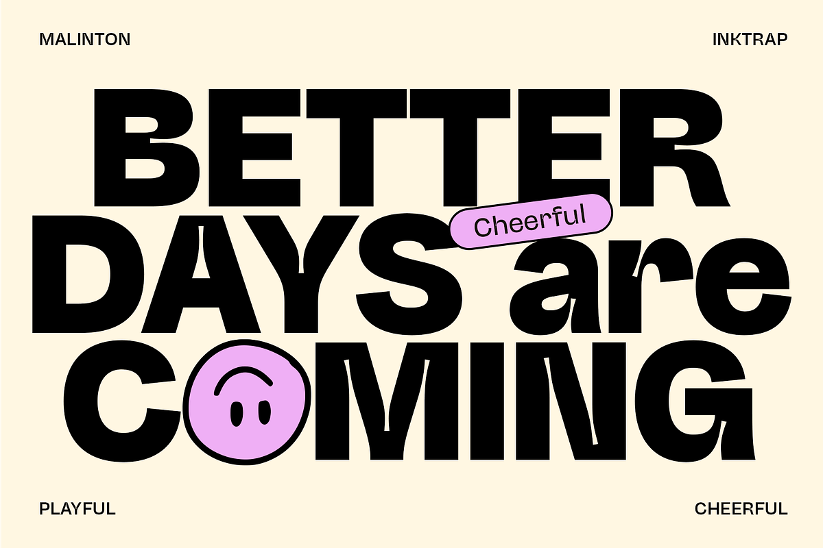 Malinton - Display Sans Font Family, a Sans Serif Font by Zarma Type (Photo 4 of 11)