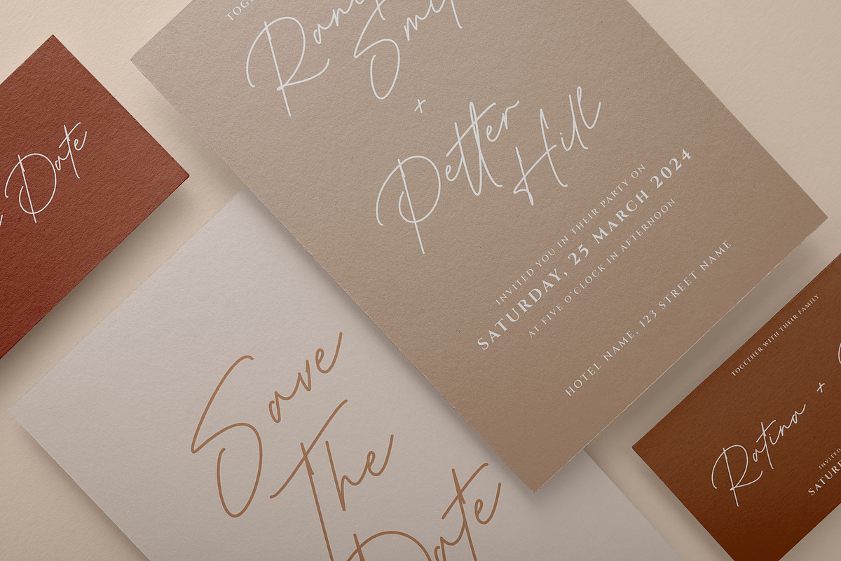 Marriage Night Signature Font, a Handwritten Font by RantautypeStudio (Photo 7 of 15)