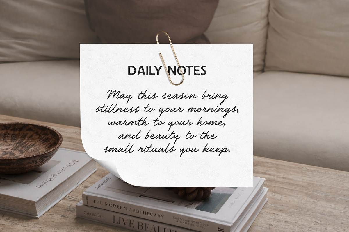 The Daily Notes - Script and Sans, a Handwritten Font by Davide Bassu (Photo 8 of 14)