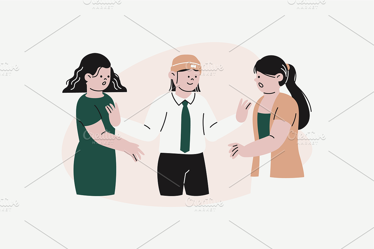 Management Conflict Illustration, an Object Graphic by Jump Studio (Photo 10 of 12)