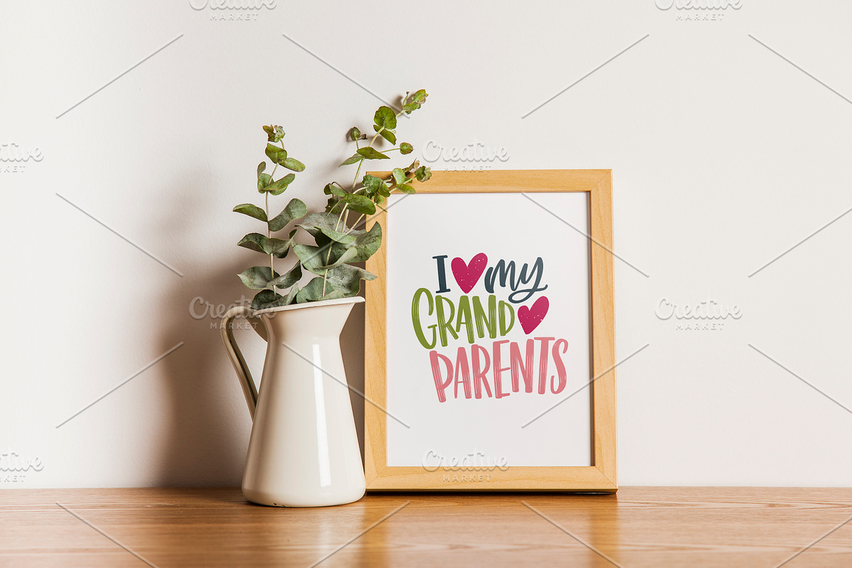Happy Grandparents day lettering, a Decorative Illustration by Good Studio