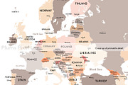 Detailed World Map 60x40 max - jpeg, a Work Illustration by Plums Pixel Love (Thumbnail 11 of 11)