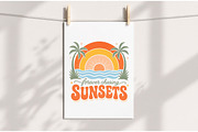 Retro Forever Chasing Sunsets Summer, an Illustration by Dream Creation (Thumbnail 4 of 6)