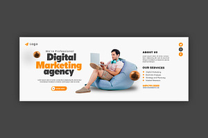Marketing Agency Facebook Cover, a Social Media Template by Saman Osama