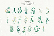 Floral Watercolor Design Big Pack, an Object Graphic by Motion-Box (Thumbnail 11 of 17)