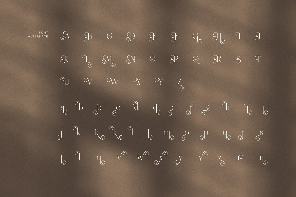 Amor Hadena Elegant Serif Font, a Serif Font by Graphicxell (Photo 8 of 8)