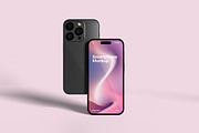 Colorful Smartphone Mockup, an iPhone Mockup by My Code Std (Thumbnail 2 of 4)