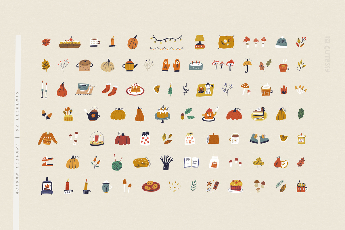 Golden Autumn | Map & Card Creator, a Decorative Illustration by Olia (Photo 2 of 18)