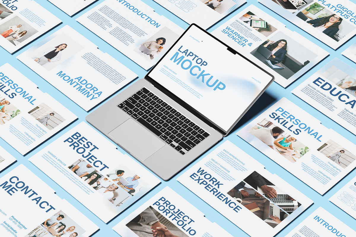 Laptop Screen Website Mockup, a Mac Mockup by Sosuna Studio (Photo 11 of 13)