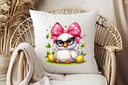 Watercolor Cute Baby Duck PNG, an Illustration by Libby Wishes (Thumbnail 2 of 5)