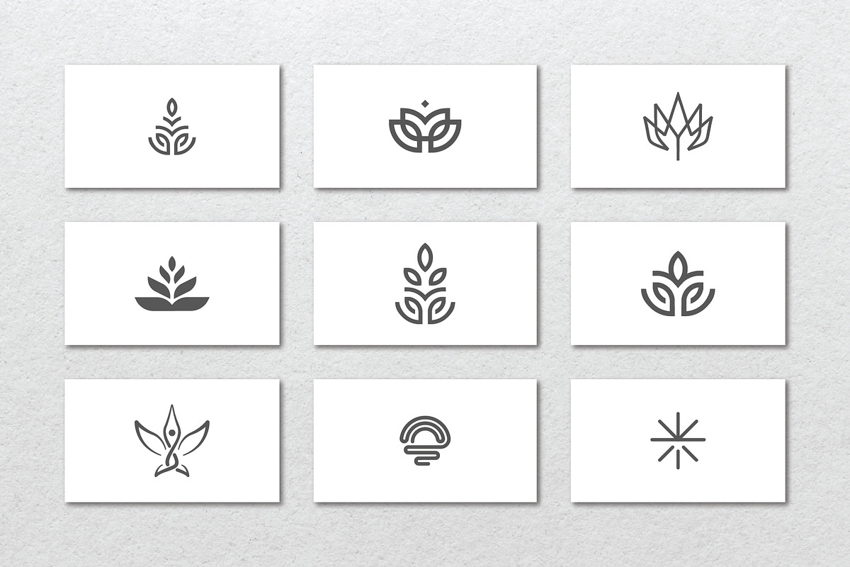 Yoga Logo Kit, a Branding & Logo Template by Minimalist Logos (Photo 4 of 12)