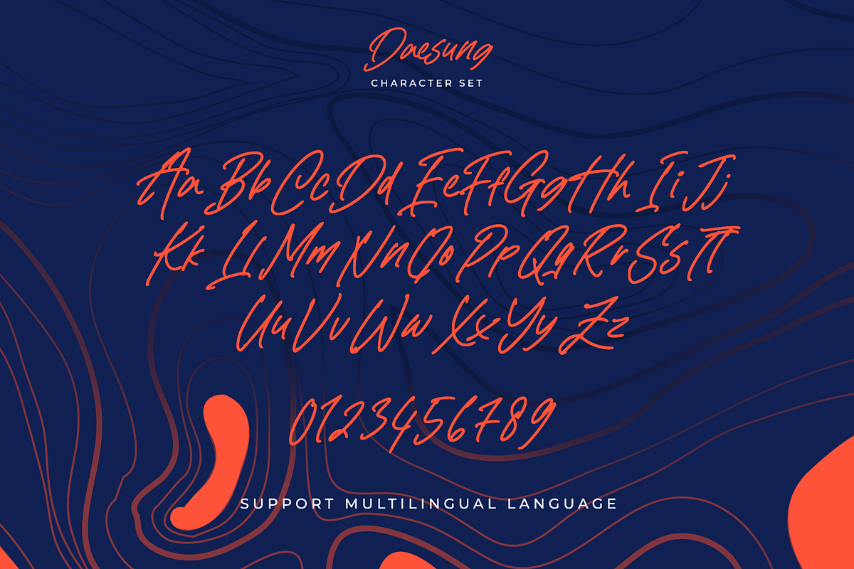 Daesung - The Handwriting Signature, a Script Font by Graphicfresh (Photo 5 of 6)