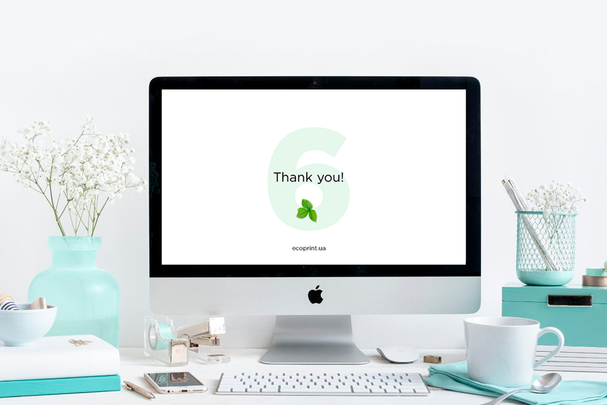 Presentation in ECO style + Logo, a Presentation Template by Kseniia (Photo 8 of 8)