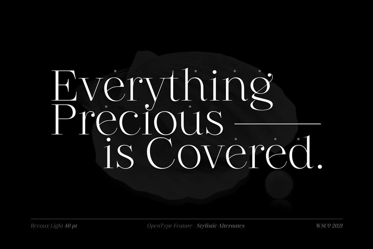 Revaux | Display Serif Family, a Serif Font by Wahyu & Sani Co. (Photo 9 of 15)