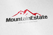 Mountain Estate v1 logo, a Branding & Logo Template by vectorlogos89 (Thumbnail 1 of 2)