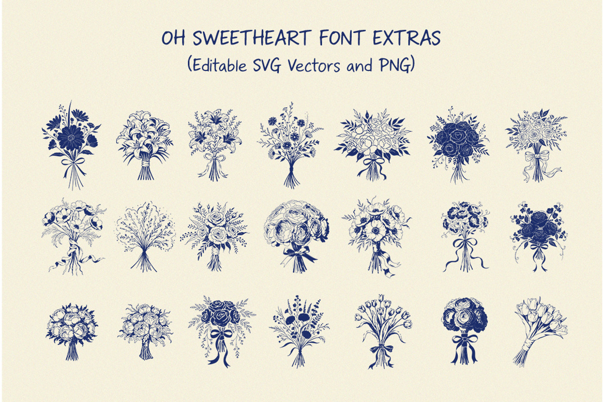 Oh Sweetheart Handwritten Font Duo, a Handwritten Font by SNIPESCIENTIST (Photo 20 of 27)