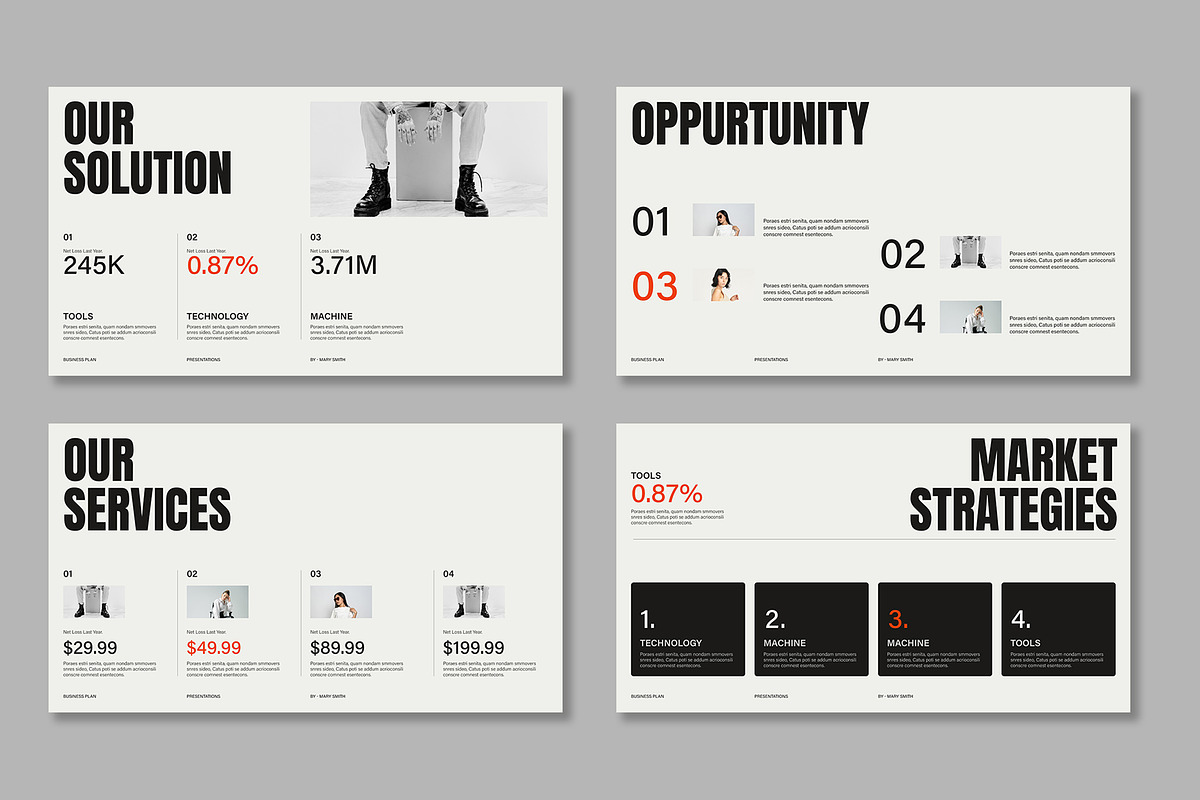 Business Plan Presentation Template, a Presentation Template by Mighty-Slide (Photo 3 of 5)
