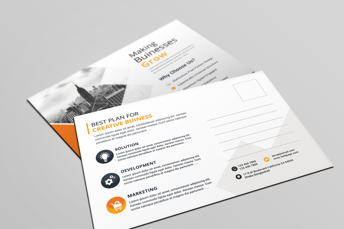 Business PostCards, a Card Template by Genereux Art (Photo 4 of 4)