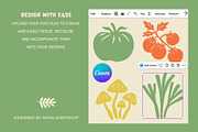 FARMERS MARKET, HAND DRAWN SET, a Food Illustration by NatalieArtShop (Thumbnail 9 of 14)