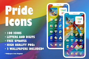 iOS 15 LGBT & Pride Icons for iPhone