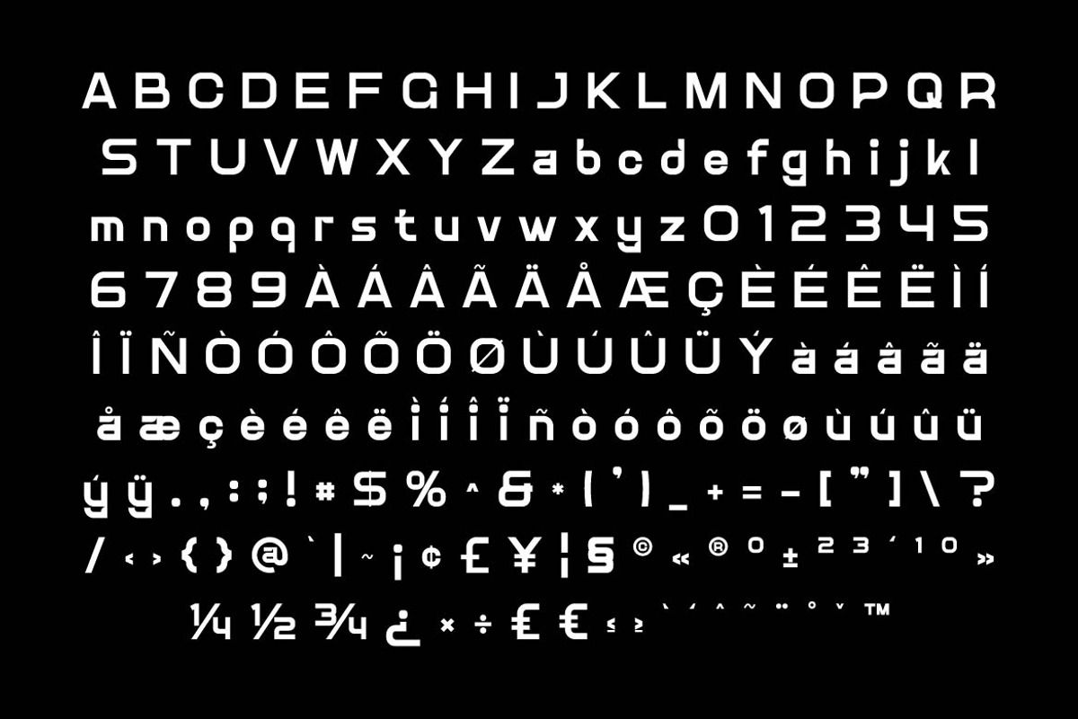 Rokke – Edgy Sans Font, a Sans Serif Font by Artiveko (Photo 2 of 8)