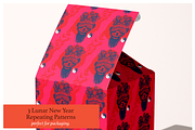 3 Repeating Lunar New Year Patterns, a Pattern Graphic by CC CREATIVE CO (Thumbnail 6 of 10)