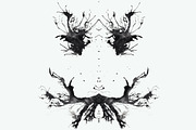 Ink Blot Tests (Rorschach Test), a Texture Graphic by Little Fonts (Thumbnail 2 of 5)