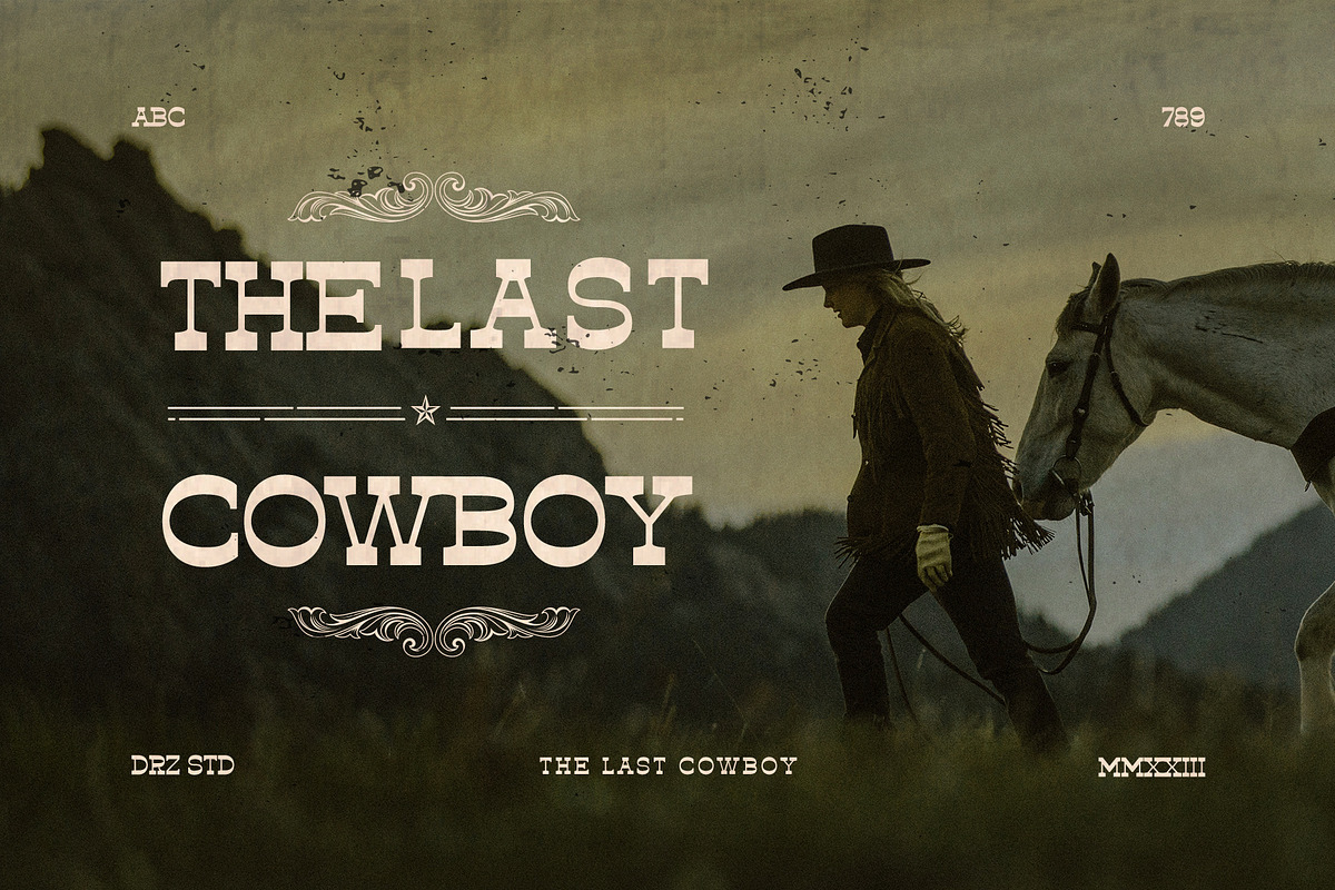 Tresmond - Vintage Retro Slab Serif, a Serif Font by Drizy (Photo 2 of 9)