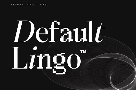 SS Default Lingo - Display Mix Font, a Serif Font by Second Son Radiance
