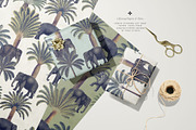 Palm Grove, Luxury tropical Prints!, a Pattern Graphic by Pink Linen (Thumbnail 7 of 13)