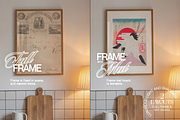 A3 Frame Warmly Lit Kitchen Mockup, a Household Mockup by WasMockups (Thumbnail 4 of 5)