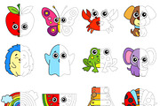 ABC coloring book and letter tracing, an Animal Illustration by Nataliia Toporovska (Thumbnail 5 of 5)
