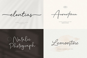 25 Modern Handwriting Font Bundle