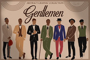 Gentlemen abstract collection