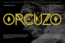 Orcuzo – Modern Greek Font
