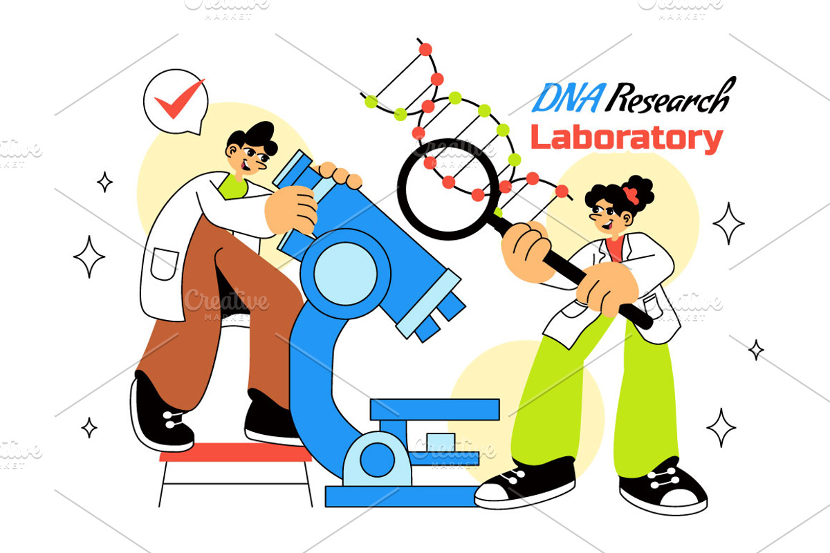 10 DNA Research Laboratory, a Healthcare Illustration by denayunebgt (Photo 4 of 4)